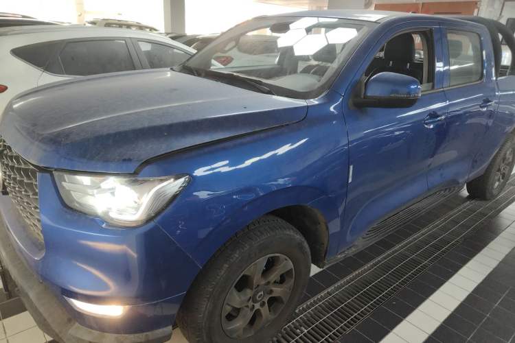 Used Great Wall Poer 2021 2.0T Commercial Version Automatic Diesel 4x4 Tea King Edition Long Bed GW4D20M