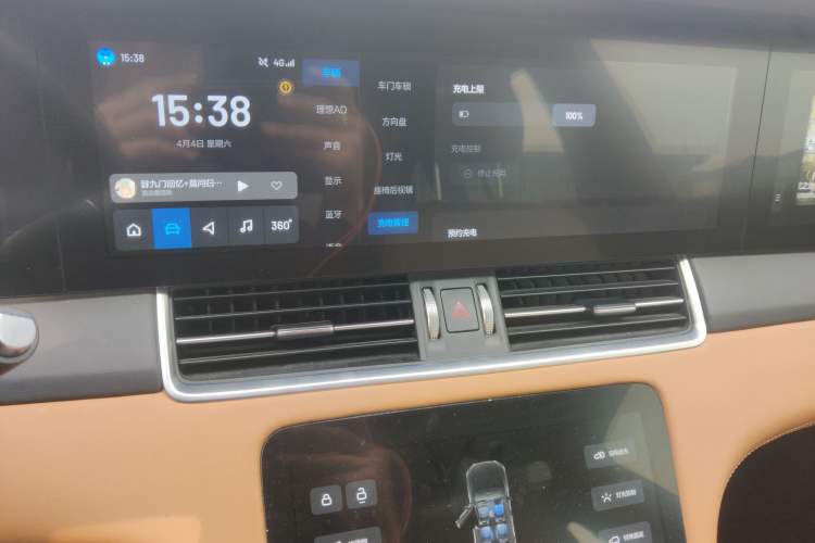 Used Li Auto ONE 2021 Extended-Range 6-Seater Version Audio And AC Panel