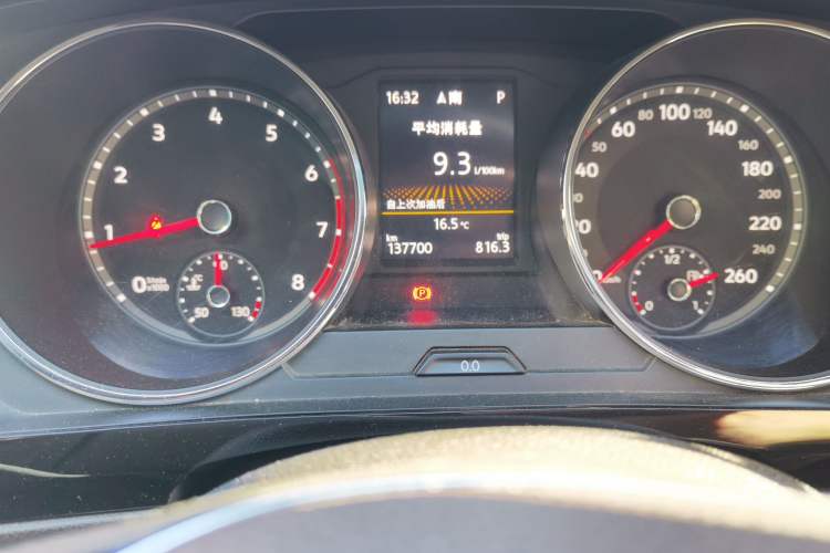 Used Volkswagen Tiguan L 2018 Facelift 330TSI Automatic Two-Wheel Drive Luxury Edition Odometer Close Up