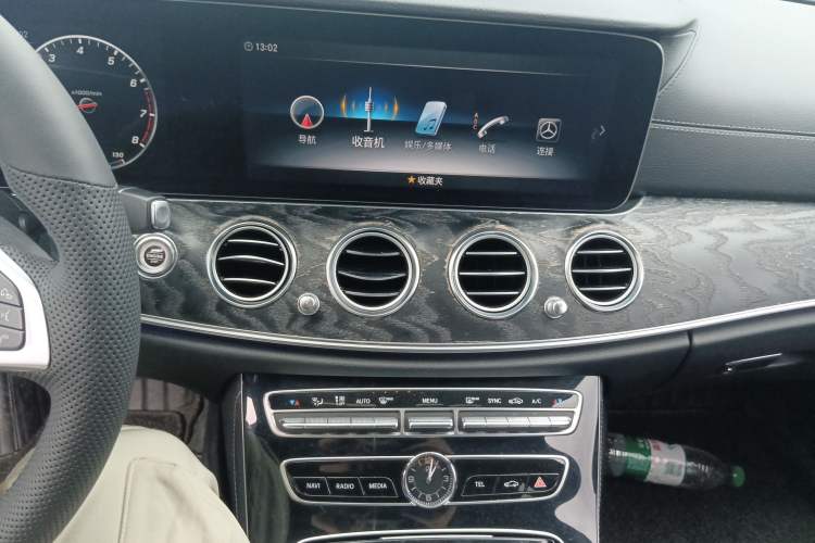 Used Mercedes-Benz E-Class 2016 E 300 L Sporty and Stylish Model Audio And AC Panel