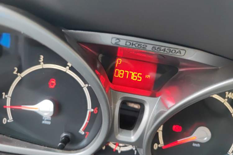 Used Ford Fiesta 2011 Hatchback 1.5L Automatic Fashion Edition Odometer Close Up