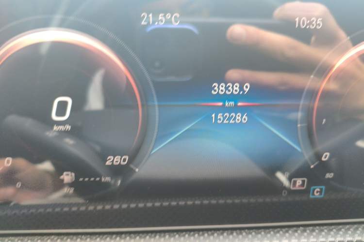Used Mercedes-Benz A-Class 2020 Restyled A 200 L Sport Sedan Dynamic Version Odometer Close Up