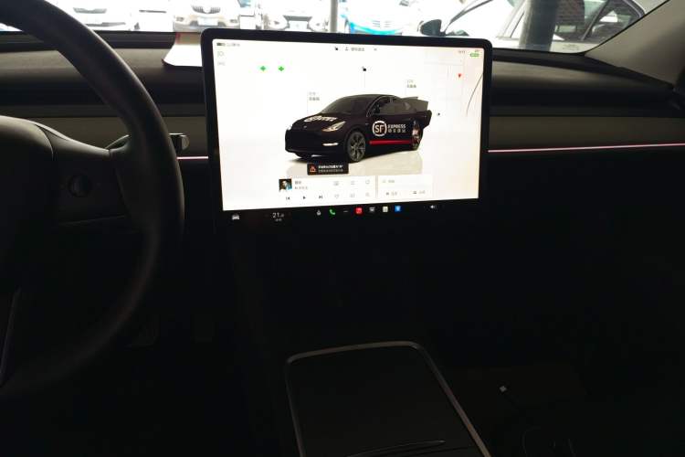 Used Tesla Model Y 2023 Rear-Wheel-Drive Version Audio And AC Panel