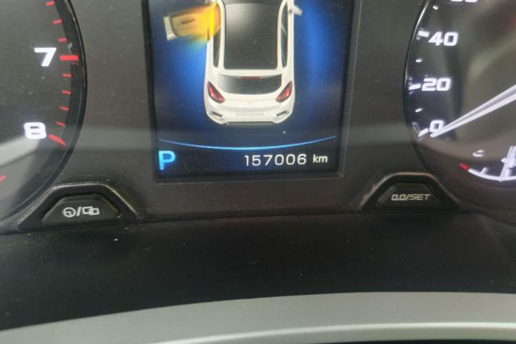 Used Geely Auto Emgrand GS 2016 Sport Edition 1.3T Automatic ZhenShang Model Odometer Close Up