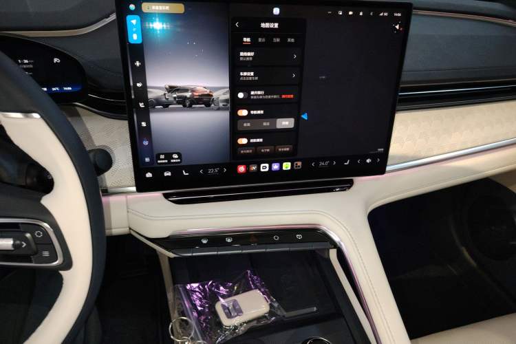 Used Zeekr 001 2026 95° All-Wheel-Drive Max Edition Audio And AC Panel