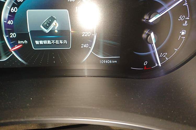 Used BAIC Senova D50 2018 1.5L Manual Prestige Intelligent Drive Edition Odometer Close Up