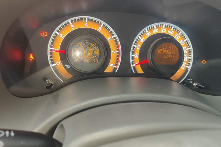Used BYD L3 2012 1.5L Manual Comfort Edition Odometer Close Up