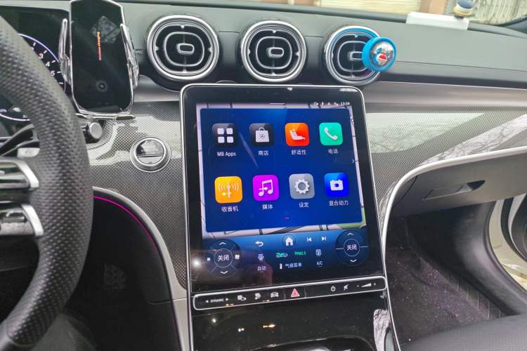 Used Mercedes-Benz C-Class New Energy 2025 C 350 eL Audio And AC Panel