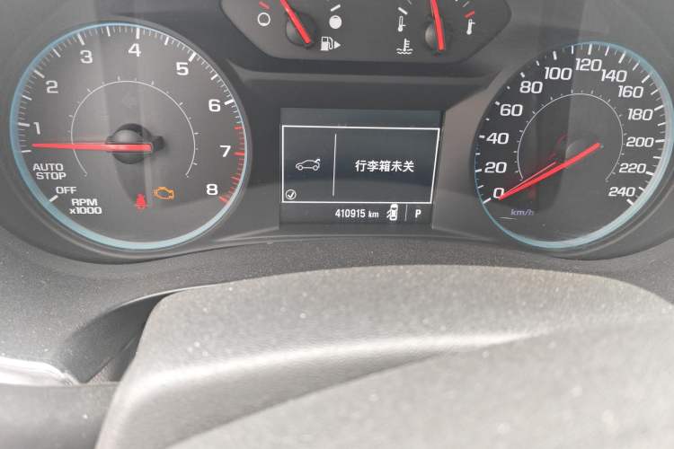 Used Chevrolet Malibu XL 2017 1.5T Automatic Ruichi Edition Odometer Close Up