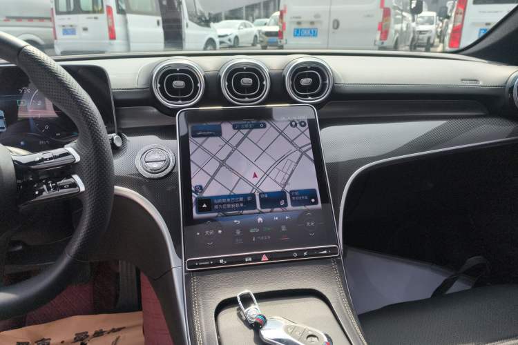 Used Mercedes-Benz C-Class 2023 Restyled C 260 L Sport Edition Audio And AC Panel