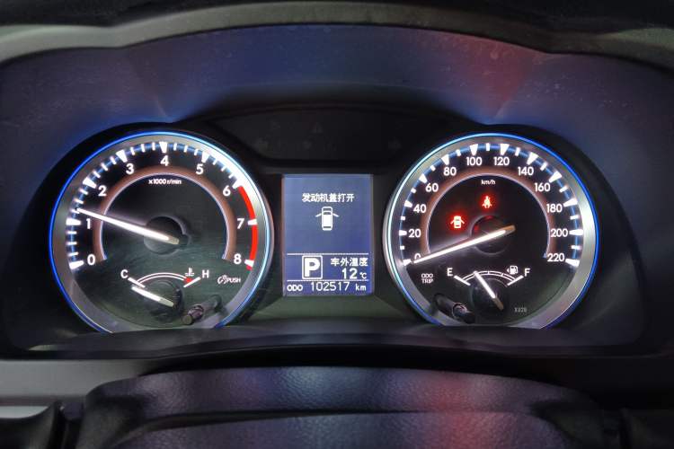 Used Toyota Highlander 2015 2.0T Four-Wheel Drive Luxury Edition 7-Seater Instrument Cluster