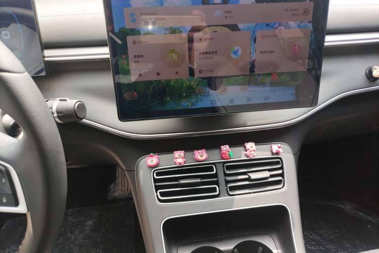 Used BYD Destroyer 05 2024 HONOR Edition DM-i 55KM Luxury Model Audio And AC Panel