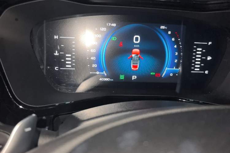 Used Geely Auto Monjaro 2020 High-Energy Edition 350T Yáoxīngzhě Odometer Close Up