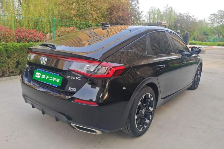 Used Honda Civic 2023 HATCHBACK 240TURBO CVT Extreme Edition Rear Right 45 Deg