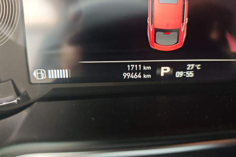 Used MG 6 2017 20T Automatic Trophy Prestige Internet Edition China V Standard Odometer Close Up