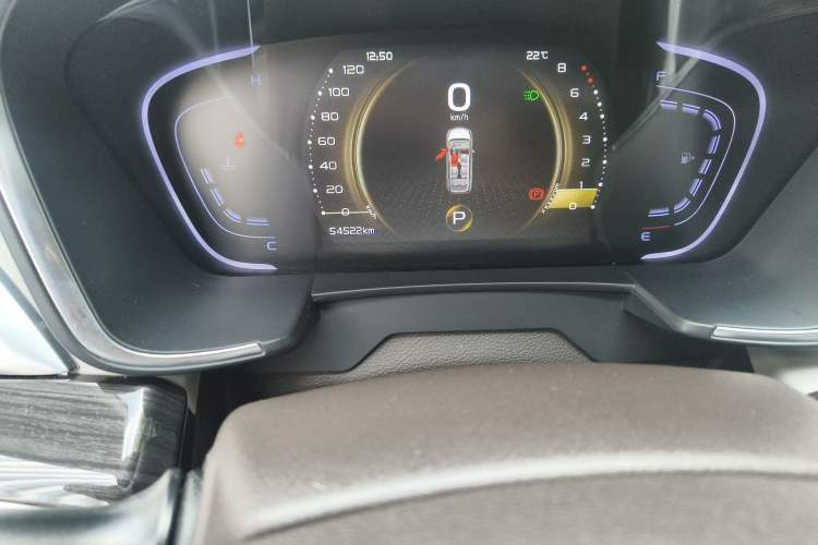 Used Geely Auto Jiajie 2021 1.8TD DCT Luxury Model Odometer Close Up