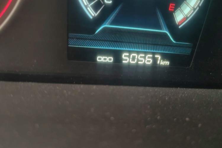 Used BYD Qin 2019 1.5L Automatic Luxury Model Odometer Close Up