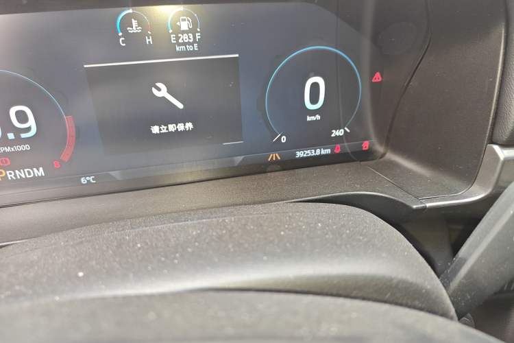 Used Ford Ranger 2023 Shanlin 4x4 Automatic Version Gasoline Odometer Close Up