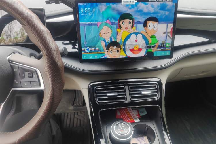 Used BYD Qin PLUS 2024 HONOR Edition DM-i 55KM Leading Model Audio And AC Panel