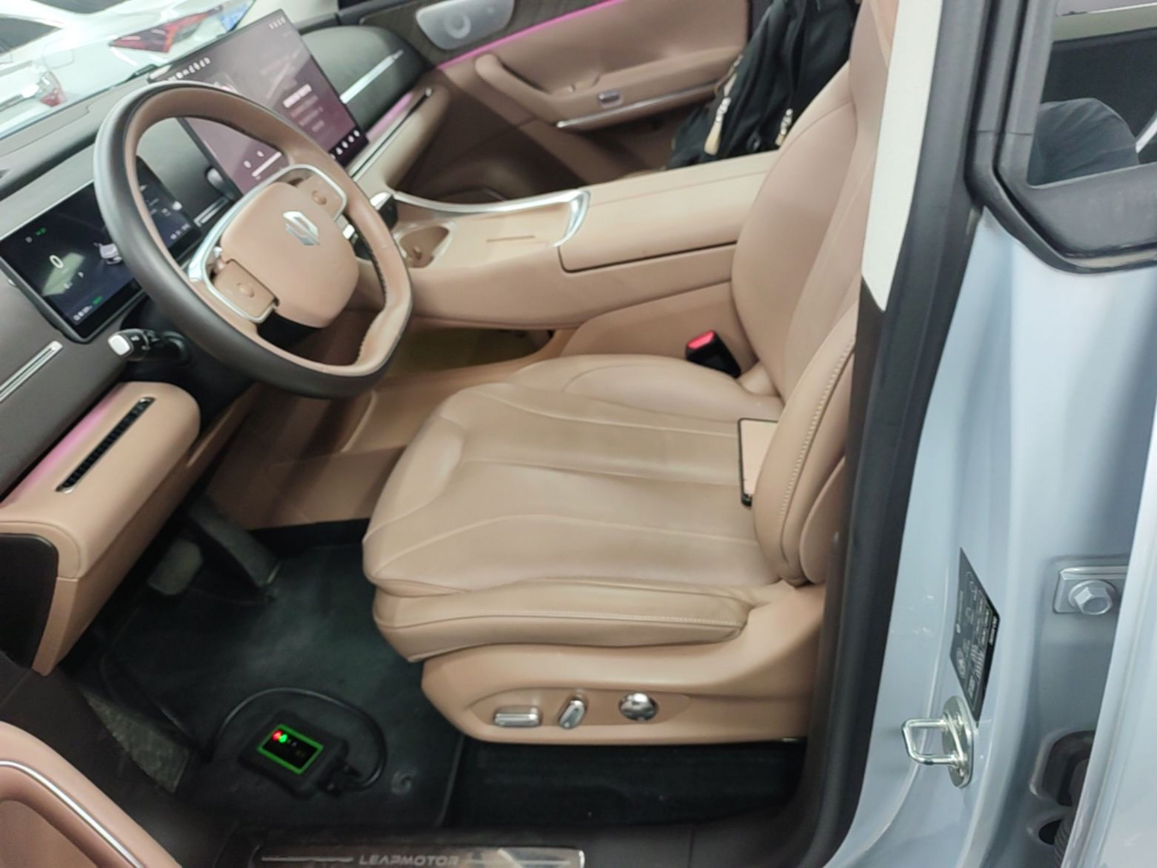 Vordere Reihe im Auto