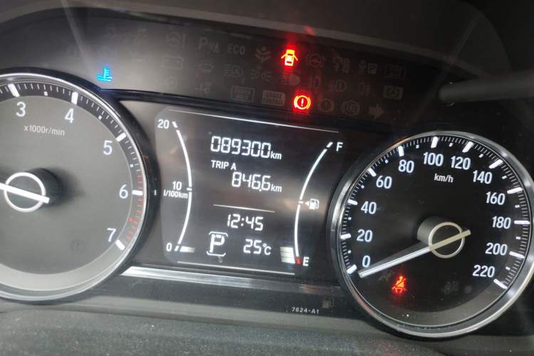 Used Honda Crider 2019 180 Turbo CVT Comfort Edition China V Odometer Close Up