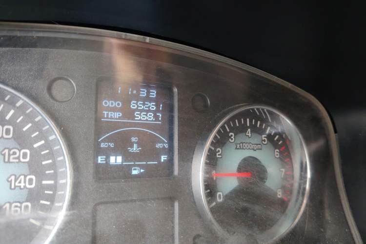 Used Jinbei New Hiace X30L 2021 1.5L Wealth Van Non-Air-Conditioned Version China VI Standard SWC15M Odometer Close Up