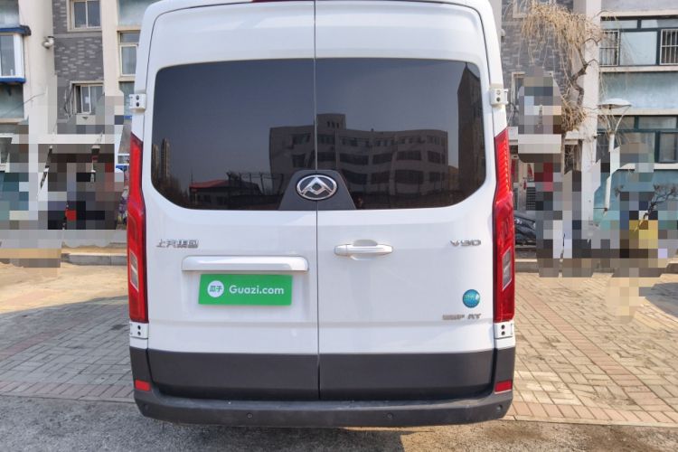 Used SAIC MAXUS Xintu V90 2022 2.0T Automatic ZhiDa Commercial Version Rear-Drive Long Wheelbase High Roof with Single Rear Tire 9-Seater

