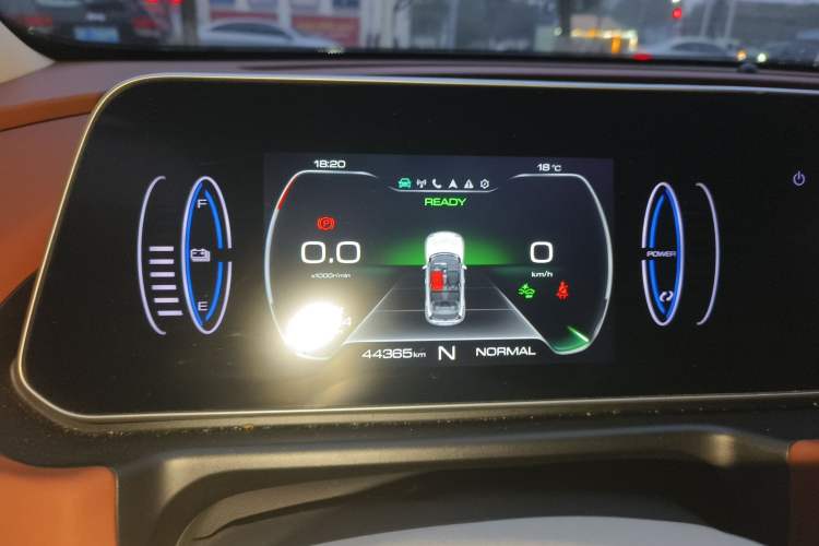 Used ORA Good Cat 2022 Morandi Edition 400km Standard Range Luxury Version Lithium Iron Phosphate Instrument Cluster