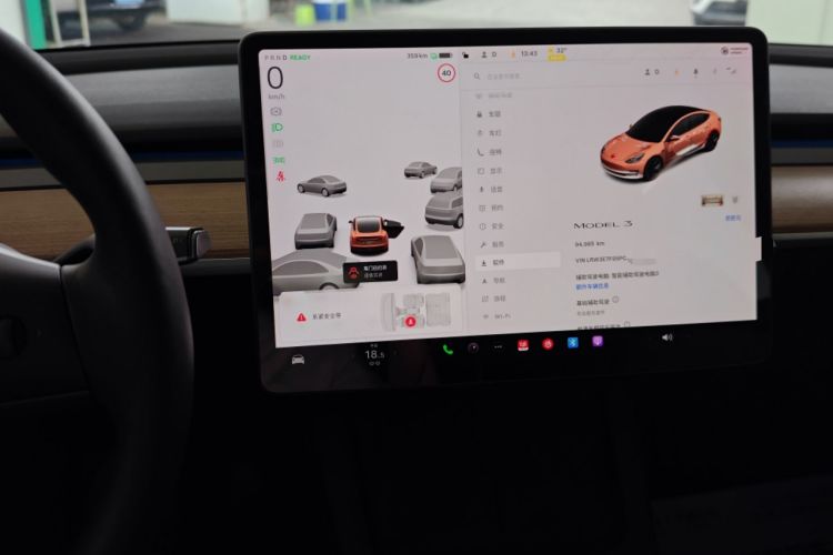 Used Tesla Model 3 2022 Rear-Wheel-Drive Version Instrument Cluster