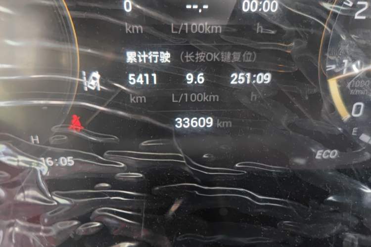 Used GAC Trumpchi GS4 PLUS 2021 270T Automatic Galaxy Edition Odometer Close Up