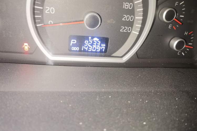 Used Kia Sportage 2013 2.0L Automatic Two-Wheel Drive GLS Trim Odometer Close Up