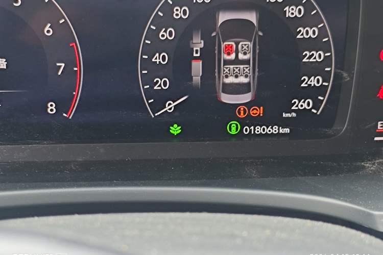 Used Honda Integra 2023 240TURBO CVT Tech Edition Odometer Close Up