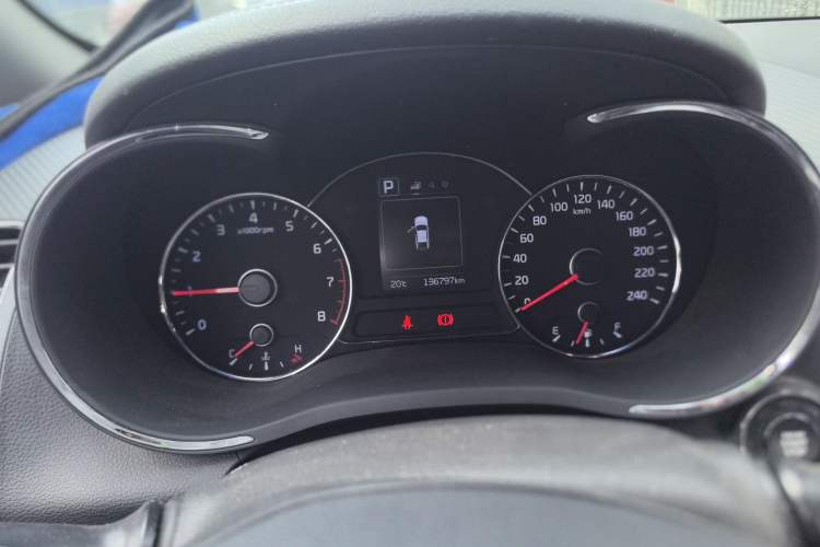Used Kia K3 2017 1.6L Automatic 15th Anniversary Special Edition GLS Odometer Close Up