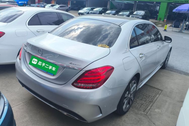 Used Mercedes-Benz C-Class 2016 C 200 L 4MATIC Sport Edition Rear Right 45 Deg