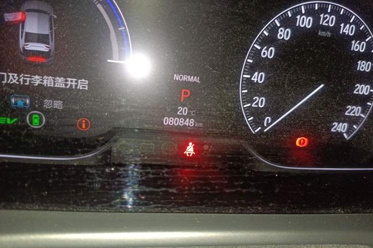 Used Honda Inspire 2019 Rui·Hybrid 2.0L Jingyue Edition China VI Emission Standard Odometer Close Up