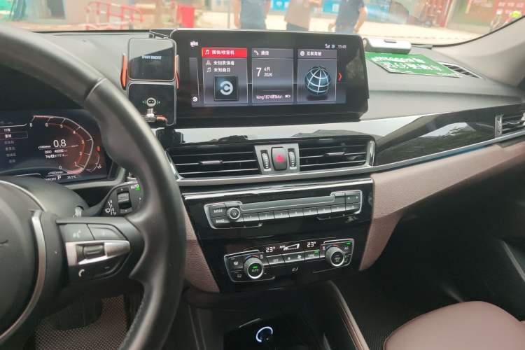 Used BMW X1 2021 sDrive25Li Leading Model Audio And AC Panel