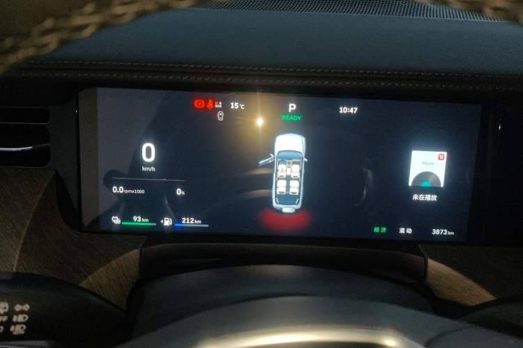 Used Tank 500 New Energy 2026 Model—Hi4-T Smart Enjoyment Version Instrument Cluster