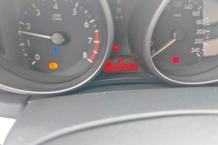 Used Mazda 3 2011 Sedan 1.6L Automatic Elite Model Odometer Close Up