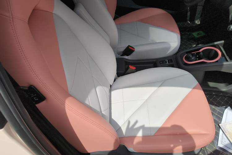 Used Chery QQ Little Ant 2022 Revised Version Sweet Pink Edition Half-Sugar Version Lithium Iron Phosphate 30.7 kWh 30 kW 301 km Right Front Seat