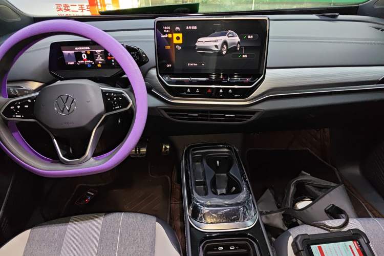 Used Volkswagen ID.4 CROZZ 2022 Pure Edition Limited Edition Audio And AC Panel