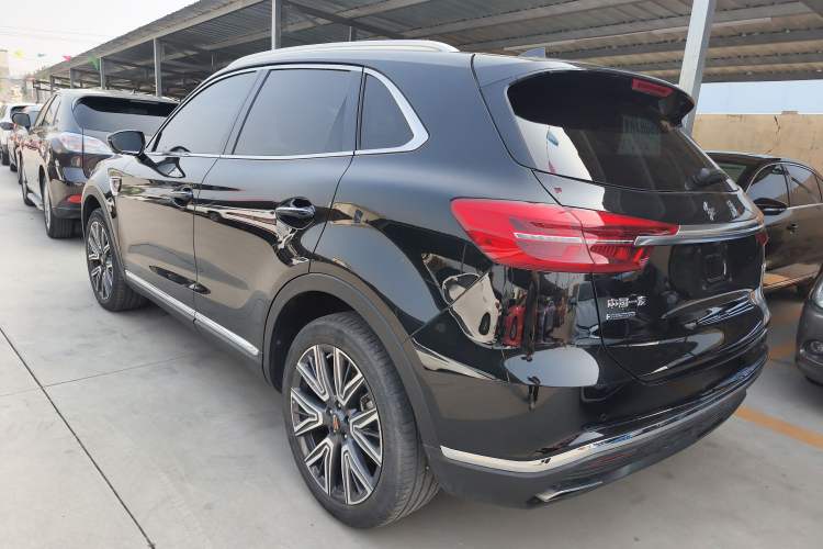 Used Hongqi HS5 2022 Facelifted Version 2.0T Smart Connect Flagship All-Wheel-Drive Edition Rear Left 45 Deg
