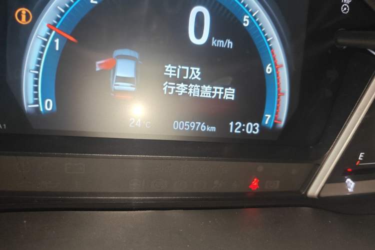 Used Honda Crider 2022 180Turbo CVT Luxury Edition Odometer Close Up