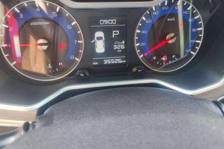 Used Geely Auto Vision X3 2017 1.5L Automatic Luxury Model Odometer Close Up