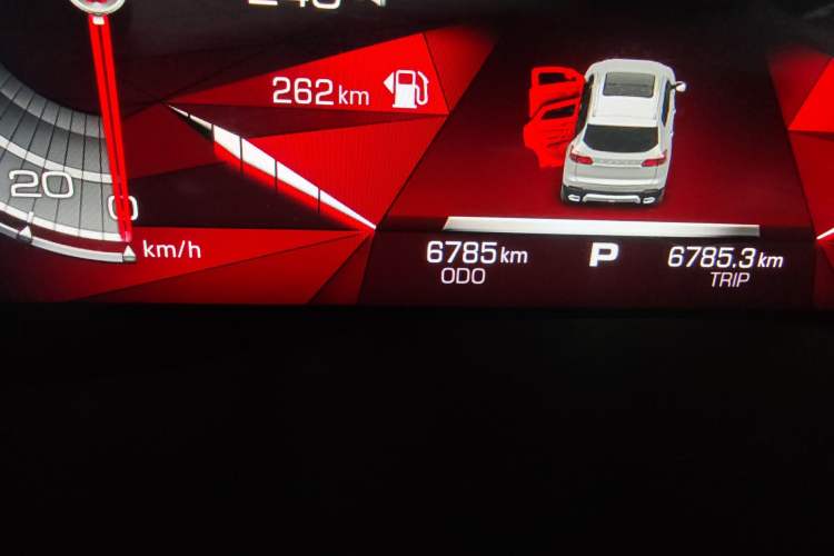 Used Haval H4 2018 Blue Label 1.5 GDIT DCT Fashion Edition Odometer Close Up