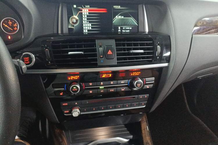 Used BMW X3 2014 xDrive20i X Design Package Audio And AC Panel