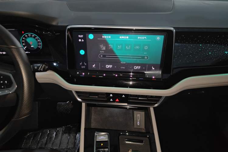 Used Volkswagen Teramont 2021 380TSI Four-Wheel Drive Prestige Luxury Edition Audio And AC Panel