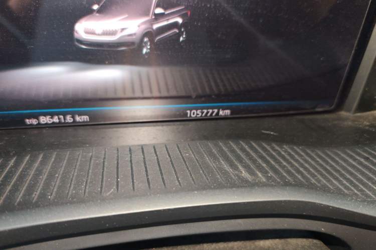 Used Skoda Kodiaq 2019 Facelifted TSI330 7-Seater Two-Wheel-Drive Luxury Enjoyment Edition China VI Standard Odometer Close Up