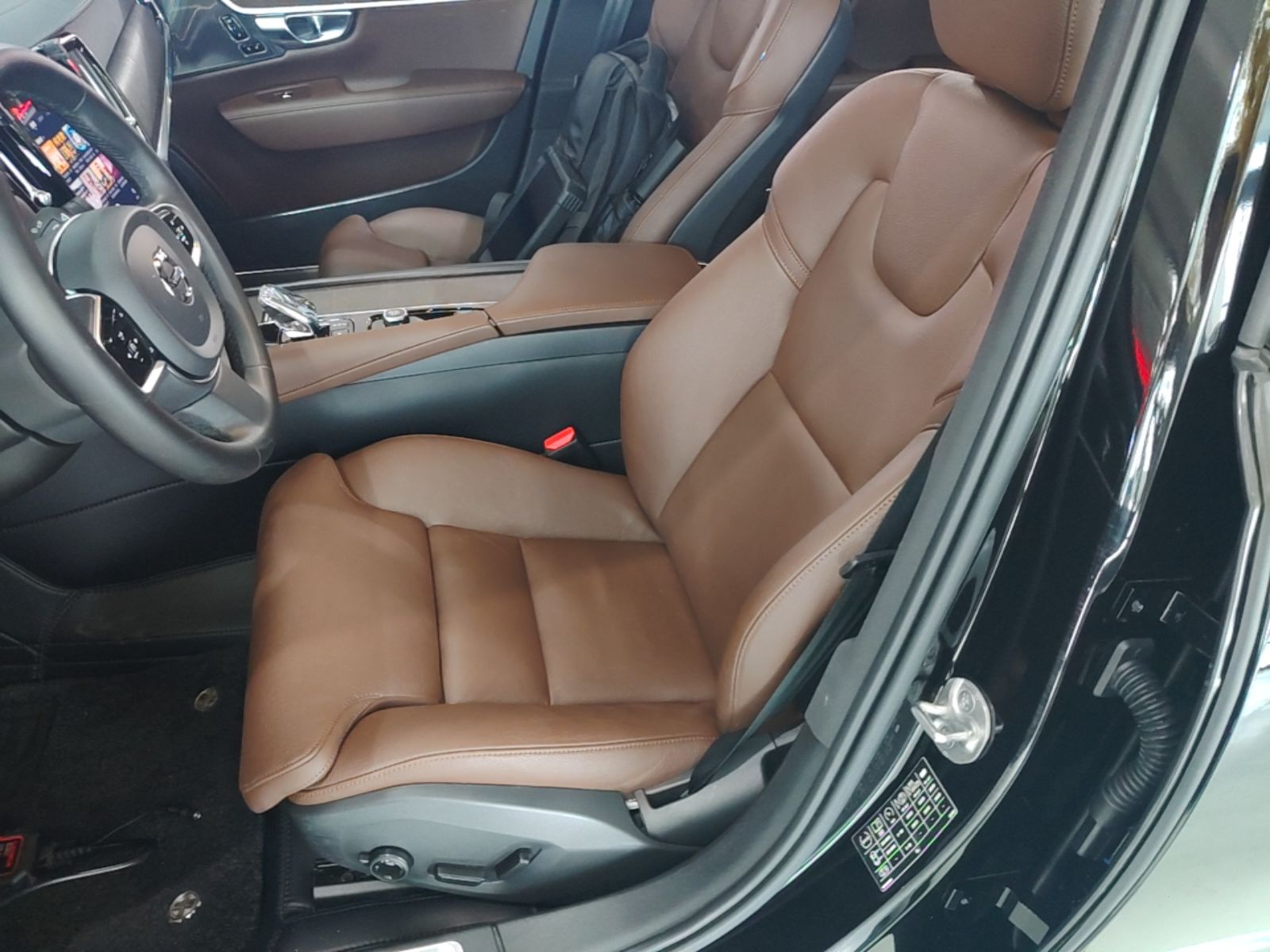 Vordere Reihe im Auto
