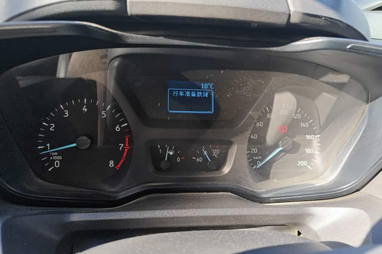 Used Ford Transit 2019 2.0T Gasoline Multi-Purpose Commercial Vehicle Mid-Drive Mid-Roof 6-Seater China VI Standard