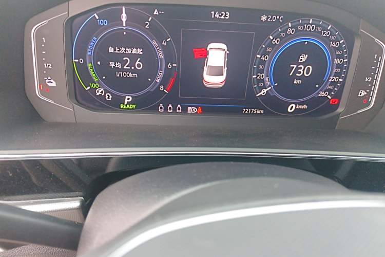 Used Volkswagen Passat New Energy 2022 430 PHEV Hybrid Luxury Edition Odometer Close Up